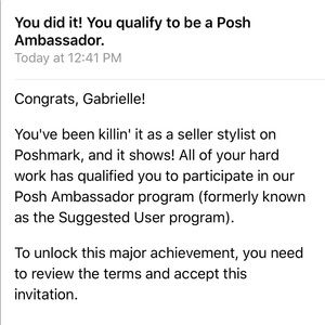 💥💥💥💥POSH AMBASSADOR!!💥💥💥💥💥